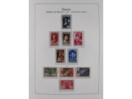 1939/45, postfrische und winzig ungebrauchte/gestempelte Sammlung mit vielen kompletten Gebieten, dabei Böhmen und Mähren mit