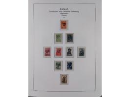 1939/45, postfrische und winzig ungebrauchte/gestempelte Sammlung mit vielen kompletten Gebieten, dabei Böhmen und Mähren mit