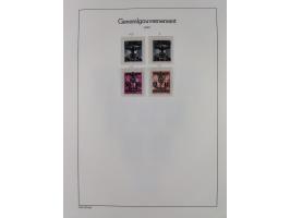 1939/45, postfrische und winzig ungebrauchte/gestempelte Sammlung mit vielen kompletten Gebieten, dabei Böhmen und Mähren mit