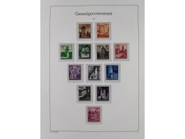 1939/45, postfrische und winzig ungebrauchte/gestempelte Sammlung mit vielen kompletten Gebieten, dabei Böhmen und Mähren mit