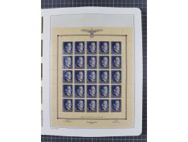 1939/45, postfrische und winzig ungebrauchte/gestempelte Sammlung mit vielen kompletten Gebieten, dabei Böhmen und Mähren mit