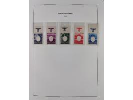 1939/45, postfrische und winzig ungebrauchte/gestempelte Sammlung mit vielen kompletten Gebieten, dabei Böhmen und Mähren mit