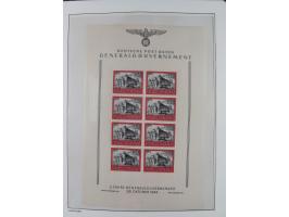 1939/45, postfrische und winzig ungebrauchte/gestempelte Sammlung mit vielen kompletten Gebieten, dabei Böhmen und Mähren mit