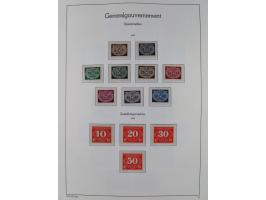 1939/45, postfrische und winzig ungebrauchte/gestempelte Sammlung mit vielen kompletten Gebieten, dabei Böhmen und Mähren mit