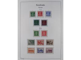 1939/45, postfrische und winzig ungebrauchte/gestempelte Sammlung mit vielen kompletten Gebieten, dabei Böhmen und Mähren mit