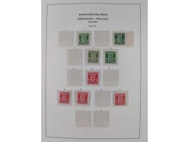 1939/45, postfrische und winzig ungebrauchte/gestempelte Sammlung mit vielen kompletten Gebieten, dabei Böhmen und Mähren mit