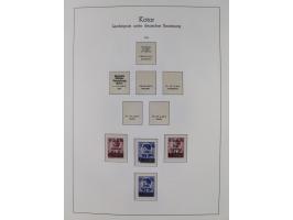 1939/45, postfrische und winzig ungebrauchte/gestempelte Sammlung mit vielen kompletten Gebieten, dabei Böhmen und Mähren mit