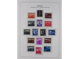 1939/45, postfrische und winzig ungebrauchte/gestempelte Sammlung mit vielen kompletten Gebieten, dabei Böhmen und Mähren mit