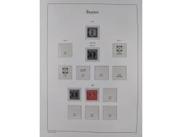 1849/1934 (ca.), meist postfrische Sammlung ab Altdeutschland mit einigen besseren Ausgaben, dabei u.a. Bayern mit Plattennum