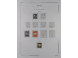 1849/1934 (ca.), meist postfrische Sammlung ab Altdeutschland mit einigen besseren Ausgaben, dabei u.a. Bayern mit Plattennum