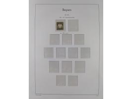 1849/1934 (ca.), meist postfrische Sammlung ab Altdeutschland mit einigen besseren Ausgaben, dabei u.a. Bayern mit Plattennum