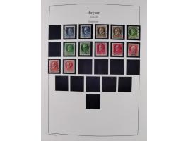 1849/1934 (ca.), meist postfrische Sammlung ab Altdeutschland mit einigen besseren Ausgaben, dabei u.a. Bayern mit Plattennum