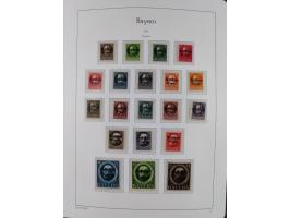 1849/1934 (ca.), meist postfrische Sammlung ab Altdeutschland mit einigen besseren Ausgaben, dabei u.a. Bayern mit Plattennum