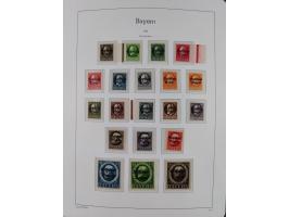 1849/1934 (ca.), meist postfrische Sammlung ab Altdeutschland mit einigen besseren Ausgaben, dabei u.a. Bayern mit Plattennum