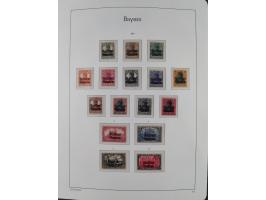 1849/1934 (ca.), meist postfrische Sammlung ab Altdeutschland mit einigen besseren Ausgaben, dabei u.a. Bayern mit Plattennum