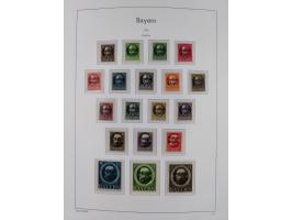 1849/1934 (ca.), meist postfrische Sammlung ab Altdeutschland mit einigen besseren Ausgaben, dabei u.a. Bayern mit Plattennum