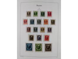 1849/1934 (ca.), meist postfrische Sammlung ab Altdeutschland mit einigen besseren Ausgaben, dabei u.a. Bayern mit Plattennum