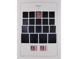 1849/1934 (ca.), meist postfrische Sammlung ab Altdeutschland mit einigen besseren Ausgaben, dabei u.a. Bayern mit Plattennum