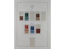 1849/1934 (ca.), meist postfrische Sammlung ab Altdeutschland mit einigen besseren Ausgaben, dabei u.a. Bayern mit Plattennum