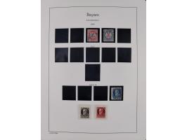 1849/1934 (ca.), meist postfrische Sammlung ab Altdeutschland mit einigen besseren Ausgaben, dabei u.a. Bayern mit Plattennum