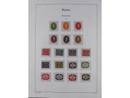 1849/1934 (ca.), meist postfrische Sammlung ab Altdeutschland mit einigen besseren Ausgaben, dabei u.a. Bayern mit Plattennum