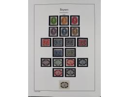 1849/1934 (ca.), meist postfrische Sammlung ab Altdeutschland mit einigen besseren Ausgaben, dabei u.a. Bayern mit Plattennum