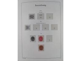 1849/1934 (ca.), meist postfrische Sammlung ab Altdeutschland mit einigen besseren Ausgaben, dabei u.a. Bayern mit Plattennum