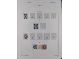 1849/1934 (ca.), meist postfrische Sammlung ab Altdeutschland mit einigen besseren Ausgaben, dabei u.a. Bayern mit Plattennum