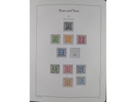 1849/1934 (ca.), meist postfrische Sammlung ab Altdeutschland mit einigen besseren Ausgaben, dabei u.a. Bayern mit Plattennum