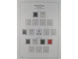 1849/1934 (ca.), meist postfrische Sammlung ab Altdeutschland mit einigen besseren Ausgaben, dabei u.a. Bayern mit Plattennum