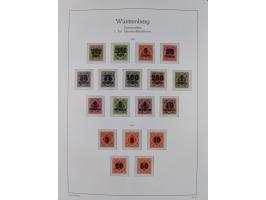 1849/1934 (ca.), meist postfrische Sammlung ab Altdeutschland mit einigen besseren Ausgaben, dabei u.a. Bayern mit Plattennum