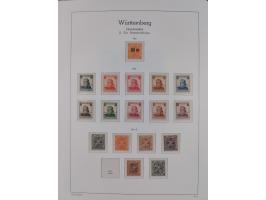 1849/1934 (ca.), meist postfrische Sammlung ab Altdeutschland mit einigen besseren Ausgaben, dabei u.a. Bayern mit Plattennum