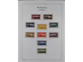 1849/1934 (ca.), meist postfrische Sammlung ab Altdeutschland mit einigen besseren Ausgaben, dabei u.a. Bayern mit Plattennum