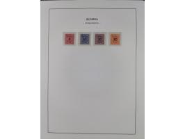 1849/1934 (ca.), meist postfrische Sammlung ab Altdeutschland mit einigen besseren Ausgaben, dabei u.a. Bayern mit Plattennum