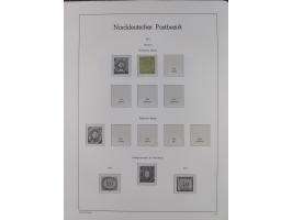 1849/1934 (ca.), meist postfrische Sammlung ab Altdeutschland mit einigen besseren Ausgaben, dabei u.a. Bayern mit Plattennum