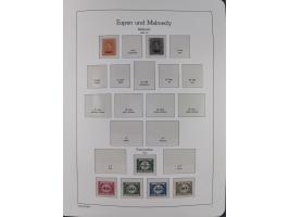 1849/1934 (ca.), meist postfrische Sammlung ab Altdeutschland mit einigen besseren Ausgaben, dabei u.a. Bayern mit Plattennum