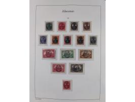 1849/1934 (ca.), meist postfrische Sammlung ab Altdeutschland mit einigen besseren Ausgaben, dabei u.a. Bayern mit Plattennum