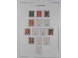 1849/1934 (ca.), meist postfrische Sammlung ab Altdeutschland mit einigen besseren Ausgaben, dabei u.a. Bayern mit Plattennum