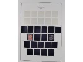 1849/1934 (ca.), meist postfrische Sammlung ab Altdeutschland mit einigen besseren Ausgaben, dabei u.a. Bayern mit Plattennum