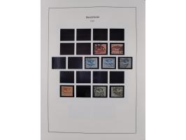 1849/1934 (ca.), meist postfrische Sammlung ab Altdeutschland mit einigen besseren Ausgaben, dabei u.a. Bayern mit Plattennum