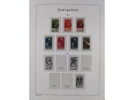 1849/1934 (ca.), meist postfrische Sammlung ab Altdeutschland mit einigen besseren Ausgaben, dabei u.a. Bayern mit Plattennum