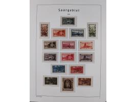 1849/1934 (ca.), meist postfrische Sammlung ab Altdeutschland mit einigen besseren Ausgaben, dabei u.a. Bayern mit Plattennum