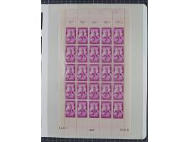 1947/59, in den Hauptnummern komplette Sammlung inkl. Dienstmarken, dabei viele Zwischenstegpaare, Hochwasserblockpaar sign. 