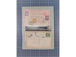 1900/11, postal history group of circa 65 covers and cards, mostly foreign destinations, many attractive and interesting usag