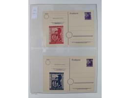 1945/49, meist postfrische Sammlung, dabei viele komplette Ausgaben, u.a. Mi.-Nr. 95AXatUs (2), Bl. 1x Bogenecke, Bl. 3-5, Bl