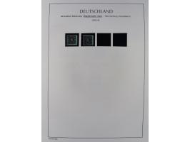 1945/49, meist postfrische Sammlung, dabei viele komplette Ausgaben, u.a. Mi.-Nr. 95AXatUs (2), Bl. 1x Bogenecke, Bl. 3-5, Bl