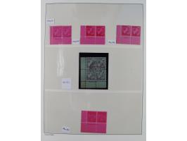 1945/49, meist postfrische Sammlung, dabei viele komplette Ausgaben, u.a. Mi.-Nr. 95AXatUs (2), Bl. 1x Bogenecke, Bl. 3-5, Bl