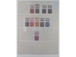 1945/49, meist postfrische Sammlung, dabei viele komplette Ausgaben, u.a. Mi.-Nr. 95AXatUs (2), Bl. 1x Bogenecke, Bl. 3-5, Bl