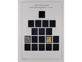 1945/49, meist postfrische Sammlung, dabei viele komplette Ausgaben, u.a. Mi.-Nr. 95AXatUs (2), Bl. 1x Bogenecke, Bl. 3-5, Bl