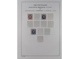 1945/49, meist postfrische Sammlung, dabei viele komplette Ausgaben, u.a. Mi.-Nr. 95AXatUs (2), Bl. 1x Bogenecke, Bl. 3-5, Bl